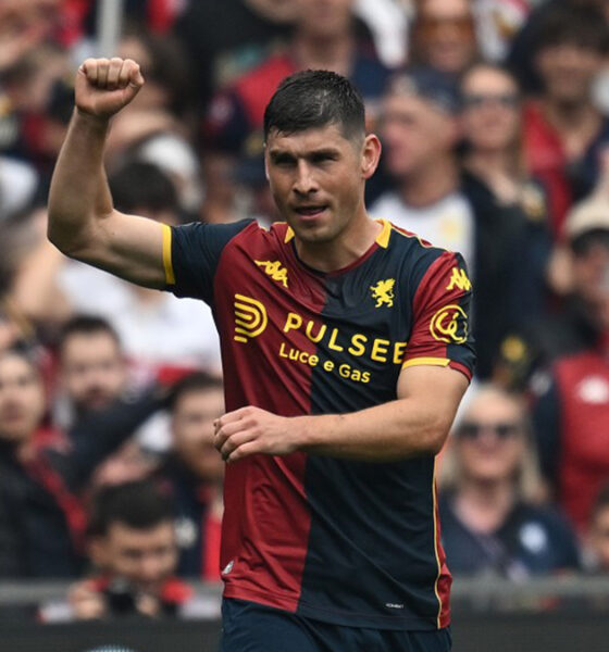 Il centrocampista del Genoa, Ruslan Malinovskyi