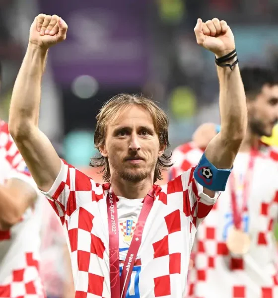 Il centrocampista della Croazia e del Milan, Luka Modric