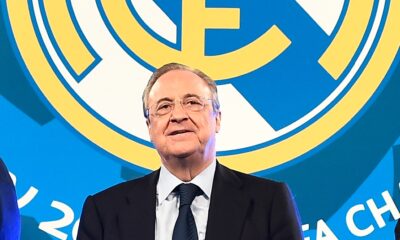 Il presidente del Real Madrid, Florentino Perez