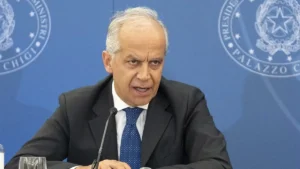 Il Ministro dell'Interno, Matteo Piantedosi