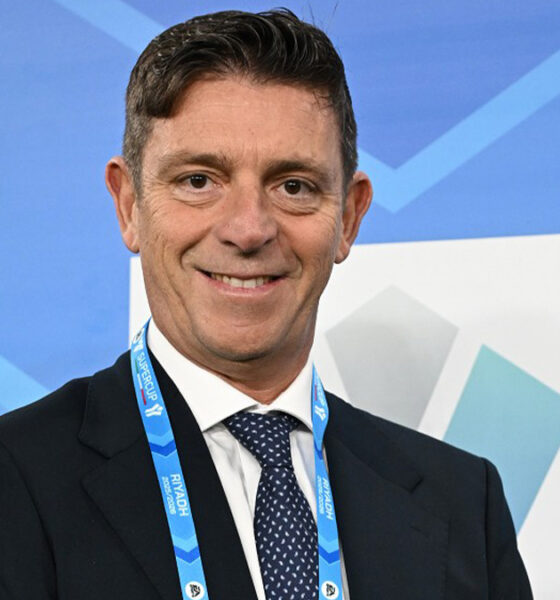 L'ex designatore Gianluca Rocchi alla finale di Supercoppa Italiana tra Napoli e Bologna