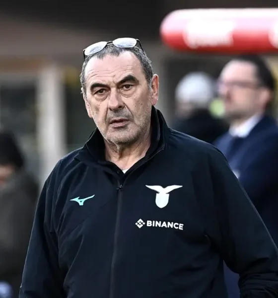L'allenatore della Lazio, Maurizio Sarri