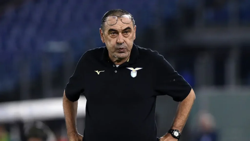 L'allenatore della Lazio, Maurizio Sarri