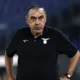 L'allenatore della Lazio, Maurizio Sarri