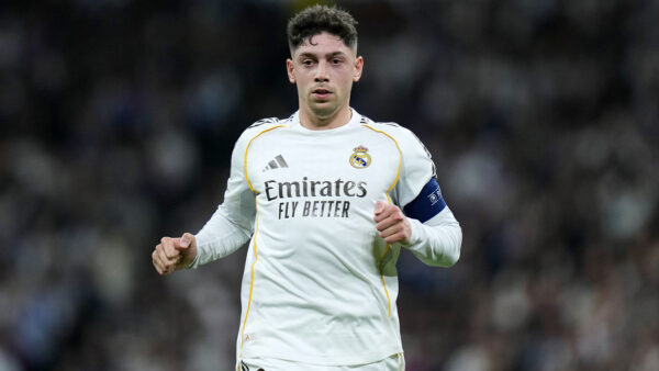 Il centrocampista del Real Madrid, Federico Valverde