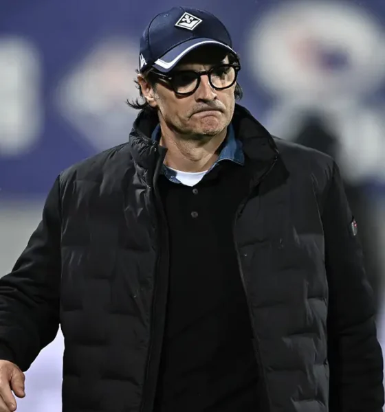 L'allenatore della Fiorentina, Paolo Vanoli