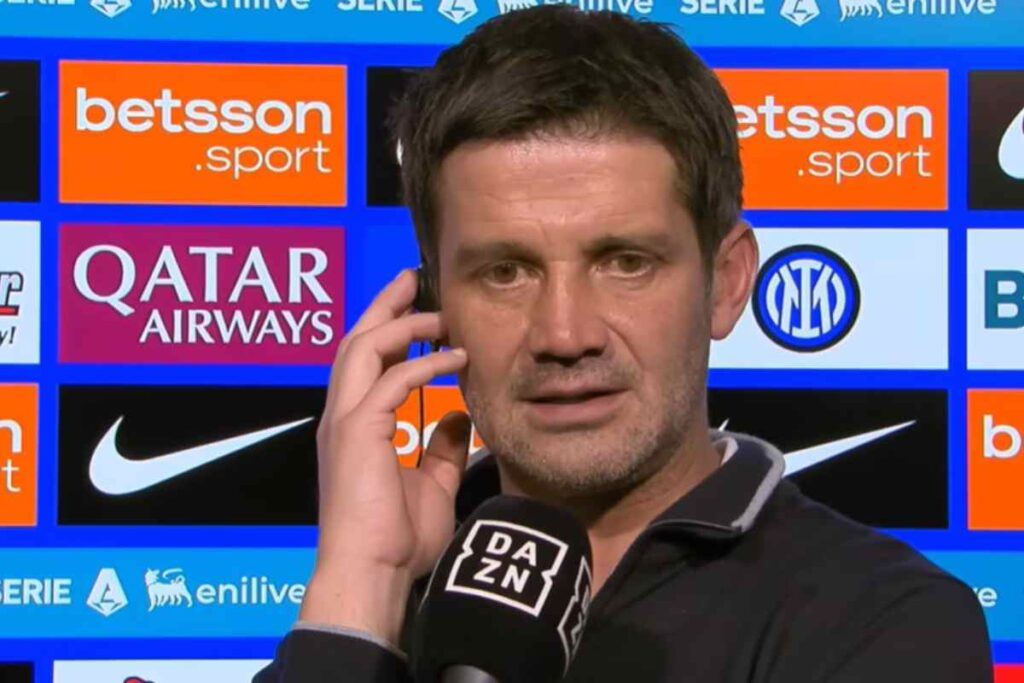 Chivu, allenatore dell'Inter, ai microfoni di Dazn dopo una partita
