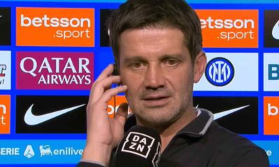 Chivu, allenatore dell'Inter, ai microfoni di Dazn dopo una partita
