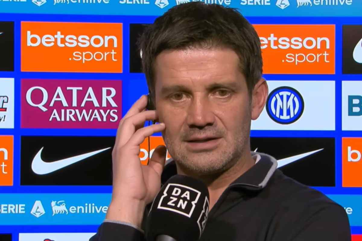 Chivu, allenatore dell'Inter, ai microfoni di Dazn dopo una partita