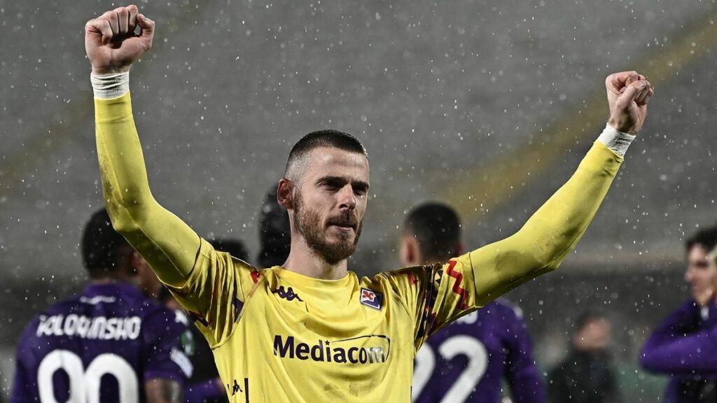 De gea esulta fiorentina a fine gara
