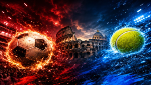 Immagine Roma Lazio, derby e tennis