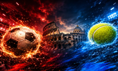 Immagine Roma Lazio, derby e tennis