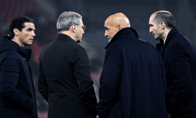 Modesto, Comolli, Spalletti e Chiellini a colloquio