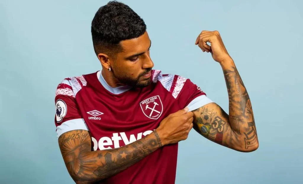 Emerson palmieri con la maglia del West Ham