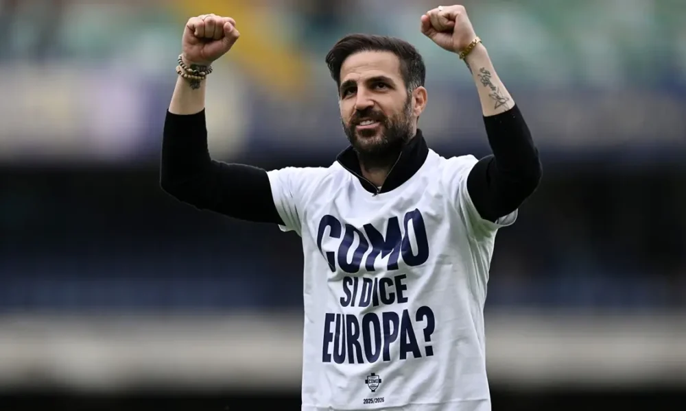 L'allenatore del Como, Cesc Fabregas