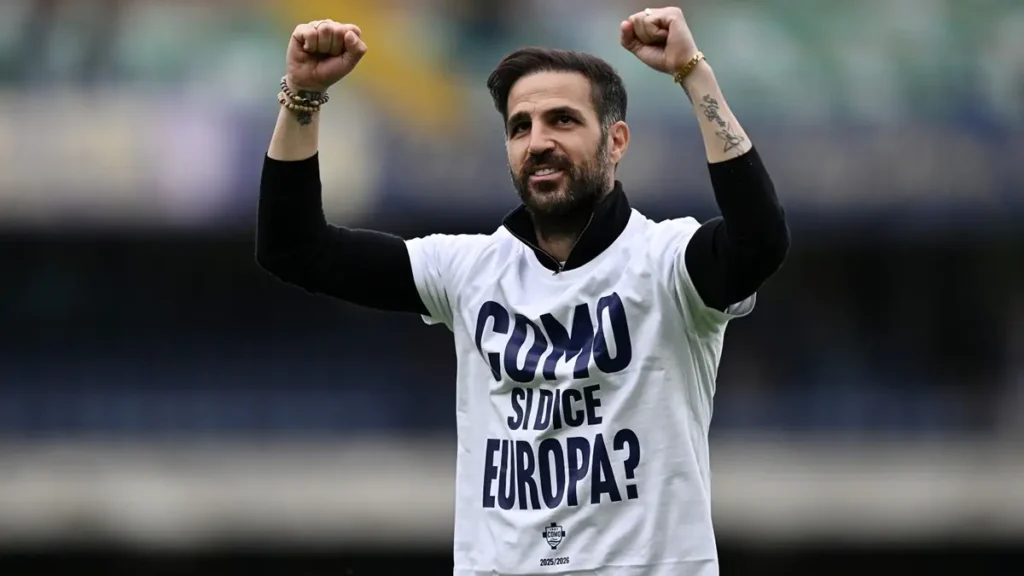 L'allenatore del Como, Cesc Fabregas