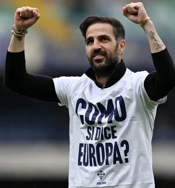 L'allenatore del Como, Cesc Fabregas