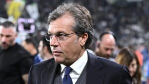 L'ex direttore sportivo della Juventus, Cristiano Giuntoli