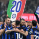 La festa scudetto dell'Inter dopo la vittoria nel derby contro il Milan