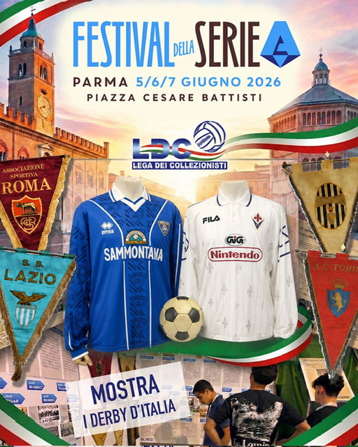 Festival della Serie A, la Lega dei Collezionisti espone a Parma anche quest'anno: i dettagli 32 Locandina parma