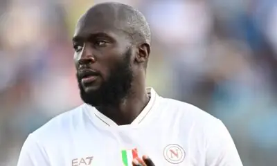 L'attaccante del Napoli, Romelu Lukaku