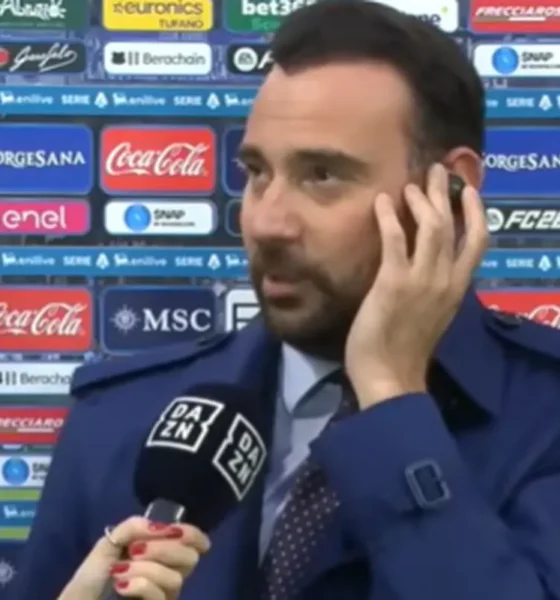 Giovanni Manna, direttore sportivo del Napoli, intervistato da Dazn