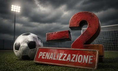 Penalizzazione di due punti in classifica