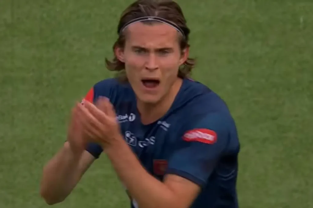 Markus Solbakken durante una partita