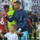 Vicario prima dell'inizio di una partita del Tottenham