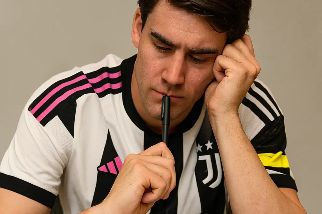 Vlahovic con la penna in mano indeciso, Roma e Milan lo vogliono a zero