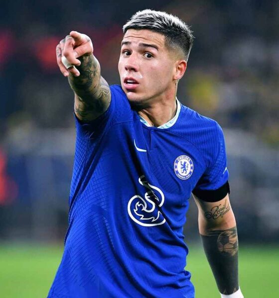 Enzo Fernandez, centrocampista del Chelsea