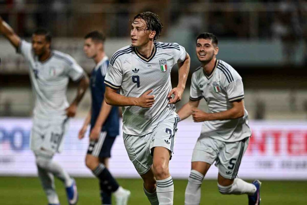 Esultanza Pio Esposito Grecia Italia