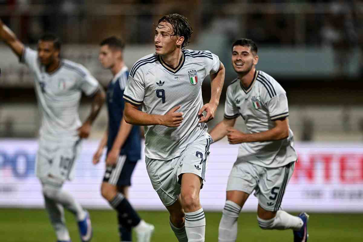 Esultanza Pio Esposito Grecia Italia