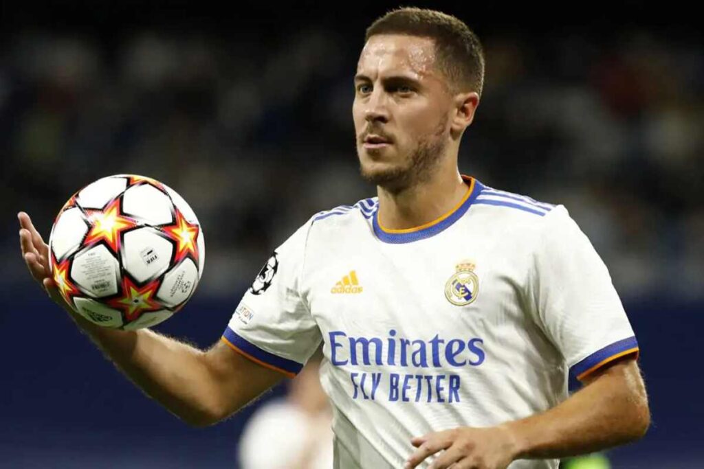 L'ex attaccante del Real Madrid, Eden Hazard