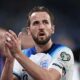 Harry Kane con la maglia dell'Inghilterra