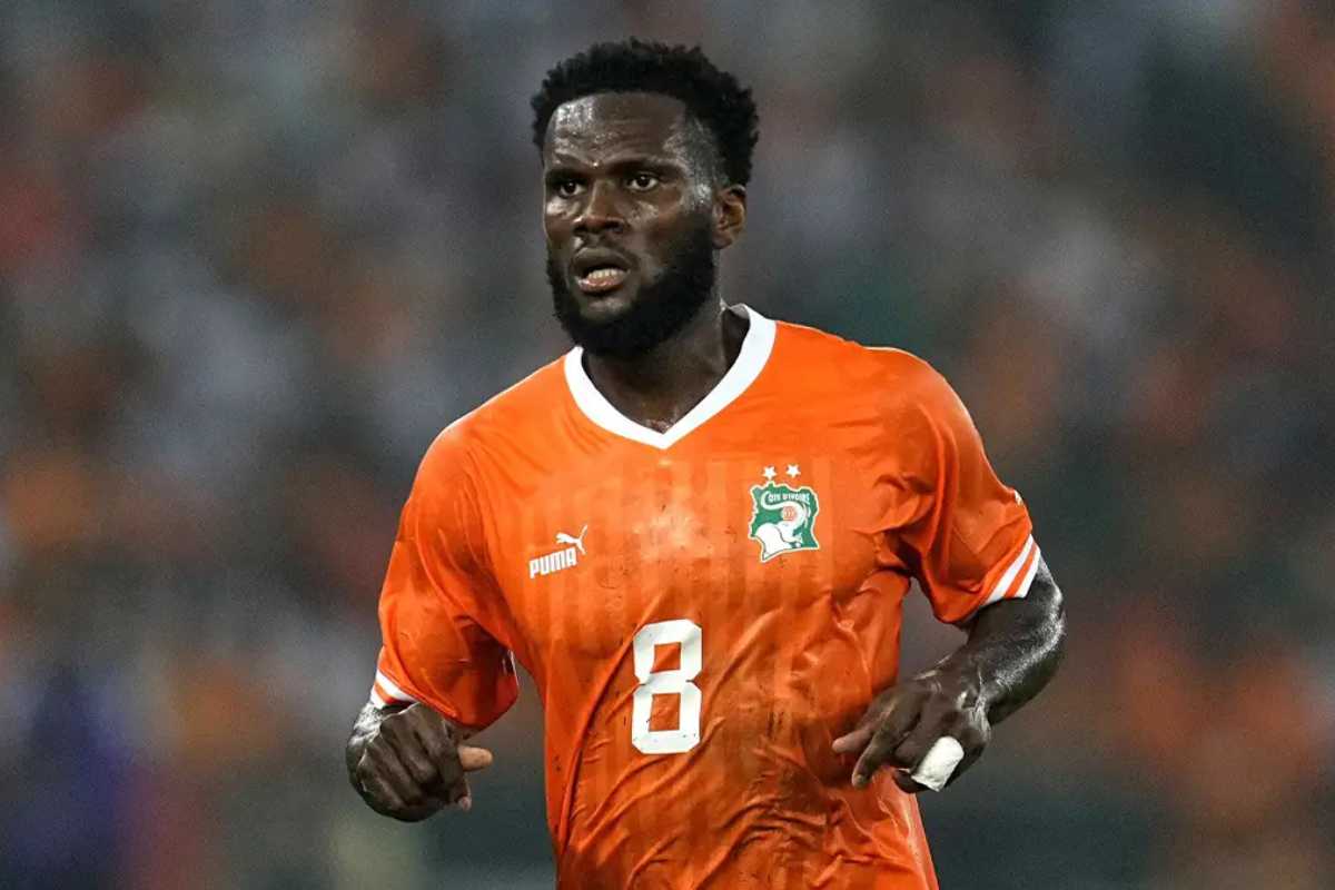 Frank Kessié con la maglia della Costa d'Avorio