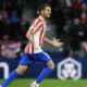 Koke esulta con l'Atletico Madrid