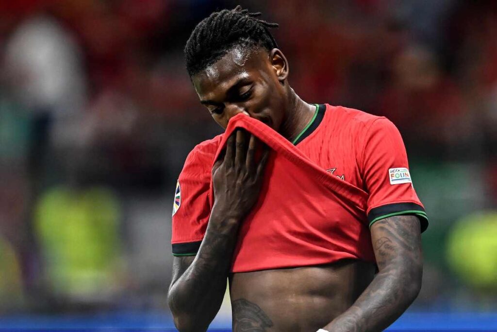 Rafael Leao durante Portogallo Slovenia