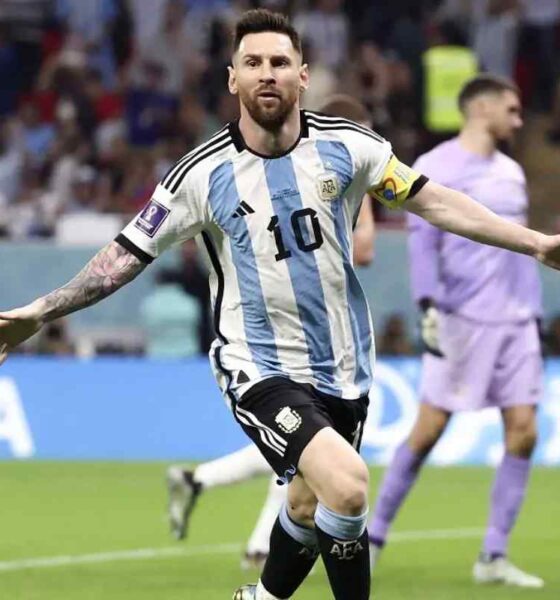 Leo Messi gol contro l'Austria