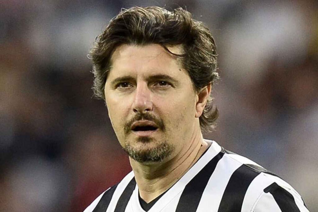 L'ex attaccante della Juventus, Michele Padovano