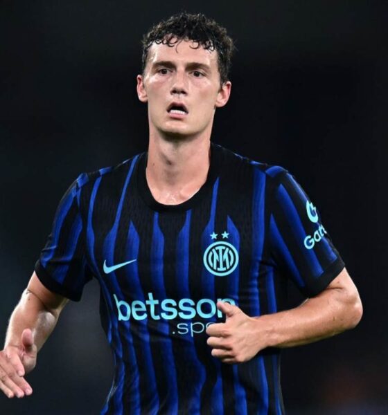 Benjamin Pavard durante Inter Olympiacos