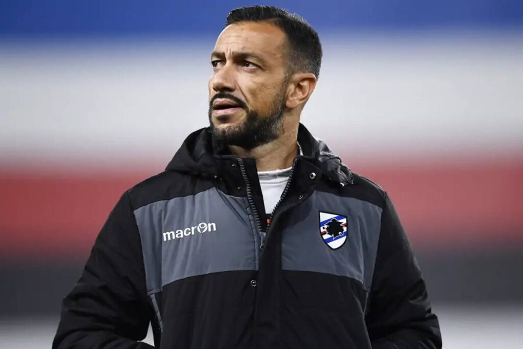 L'ex attaccante, Fabio Quagliarella