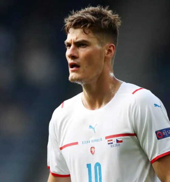 Schick con la maglia della Repubblica Ceca