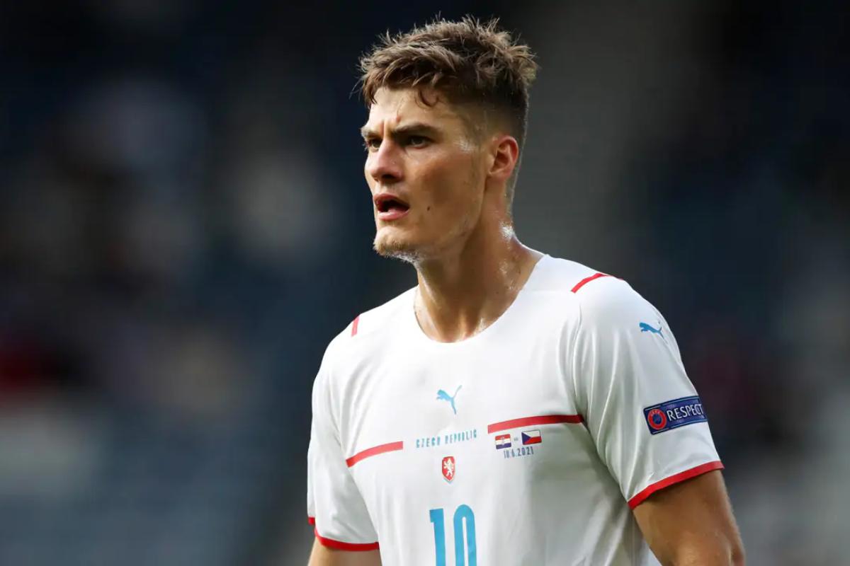 Schick con la maglia della Repubblica Ceca