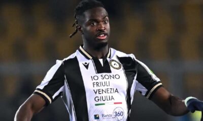 Oumar Solet, difensore dell'Udinese