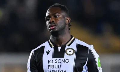 Il difensore dell'Udinese Solet