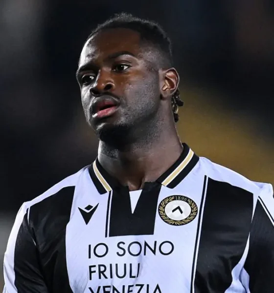 Il difensore dell'Udinese Solet