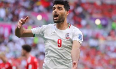Mehdi Taremi con la maglia dell'Iran
