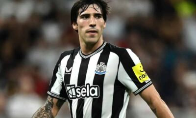 Sandro Tonali, centrocampista del Newcastle