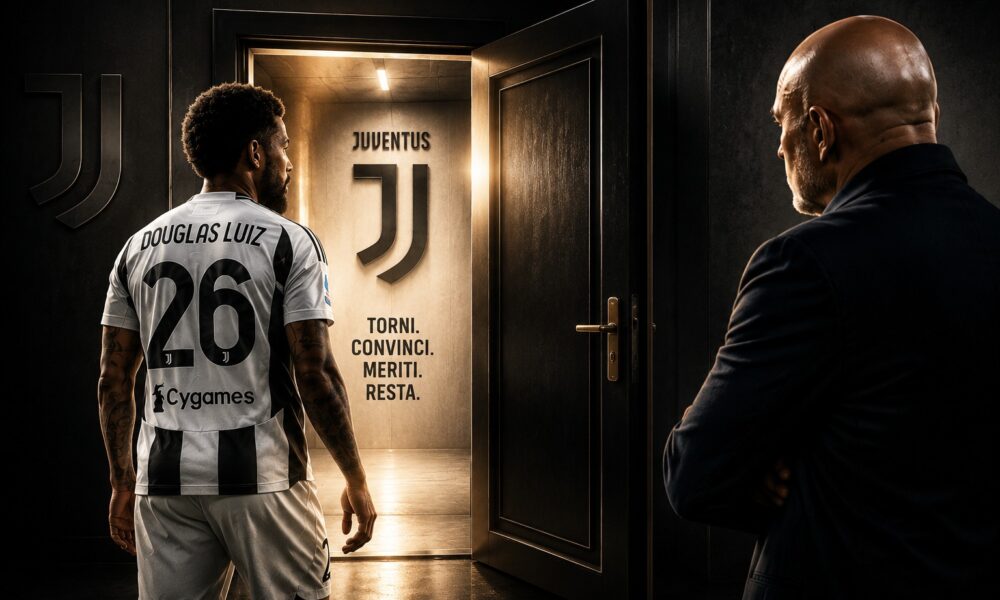 Douglas Luiz torna alla Juventus dopo il prestito all’Aston Villa
